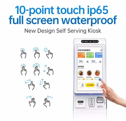 22 polegadas / 32 polegadas touch screen quiosque pagamento de crédito estação de serviço automatizado