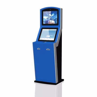 Quiosque de autoatendimento com tela sensível ao toque de software personalizável com display de 22/32 polegadas e opções de múltiplos pagamentos