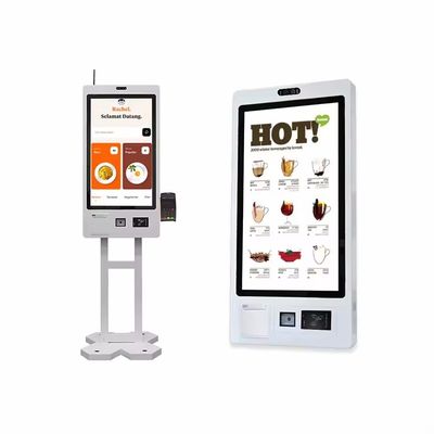 22 polegadas de tela sensível ao toque Self-Service Vending Kiosk Kiosques de pagamento com impressora de recibo