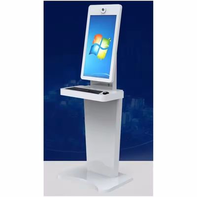 Quiosque Digital com Tela Sensível ao Toque em Gabinete de Metal de 32 polegadas com Windows 10 e Teclado/Mouse Integrados