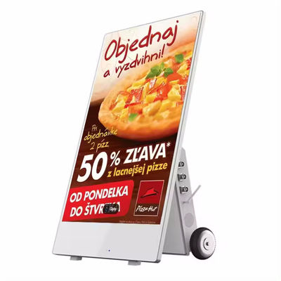 Display de publicidade LCD de 43 polegadas com resolução de 1920x1080 e brilho de 450cd/m2 para sinalização digital de alto impacto