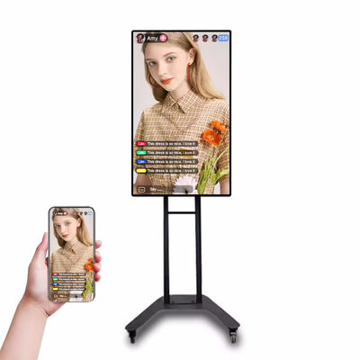 Visor publicitário LCD de alto contraste com ângulo de visão de 178° e fonte de alimentação de 110-240V para sinalização digital comercial