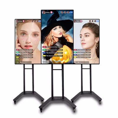 Visor publicitário LCD de alto contraste com ângulo de visão de 178° e fonte de alimentação de 110-240V para sinalização digital comercial