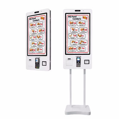 Quiosque de autoatendimento para montagem na parede ou mesa com scanner 1D/2D integrado e tela LCD de 22/24/32 polegadas