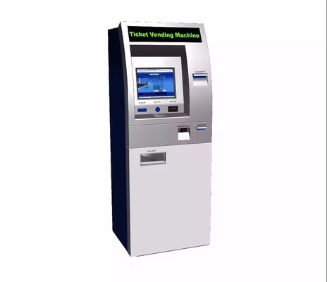 Ecrã táctil interativo personalizado Quiosque de auto-verificação com caixa Aceitador pos mechine