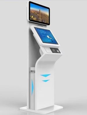 Quiosque de autoatendimento Shareme com tela sensível ao toque, software personalizável e scanner de passaporte em tamanhos de 22/27/32 polegadas