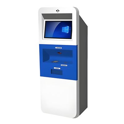 18.5 polegadas / 22 polegadas / 27 polegadas Sistema de quiosque interativo, Quiosque de estacionamento de pagamento com moeda e troca de moedas