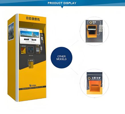 15 polegadas de tela sensível ao toque Self-Service Kiosk de estacionamento Baixa manutenção e compatibilidade