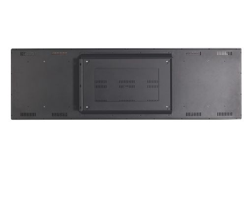 Display de publicidade LCD de metal com resolução de 3840x1080 e relação de aspecto de 32:9 para sinalização digital de alto desempenho