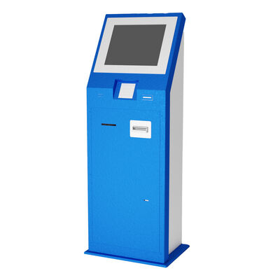Quiosque de autoatendimento comercial com tela sensível ao toque de 10 pontos com resolução 1920X1080 e caixa de aço inoxidável