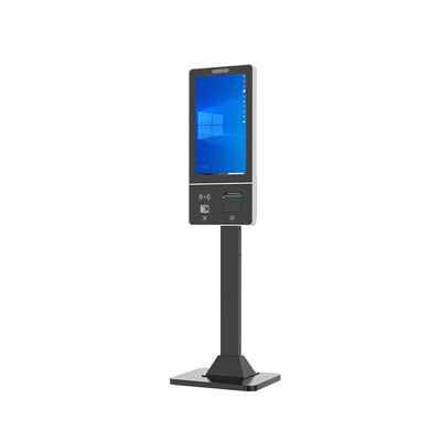 Quiosque de autoatendimento com resolução de 1920x1080 Intel Core I5 e montagem na parede para sistema de encomenda eficiente