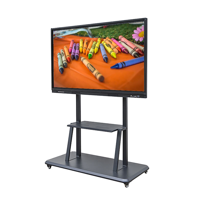 Quadro Interativo Digital de 85 polegadas com Toque Infravermelho e Resolução 3840x2160 para Salas de Aula e de Reunião