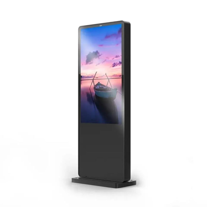Monitor LCD externo de alto brilho de 65 polegadas com proteção IP65 e ampla faixa de temperatura de funcionamento