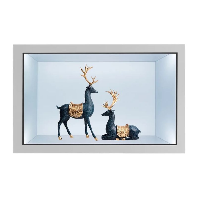 21Vitrine LCD transparente de 0,5 polegadas com tela sensível ao toque e gabinete de exibição digital de brilho de 2000 nits