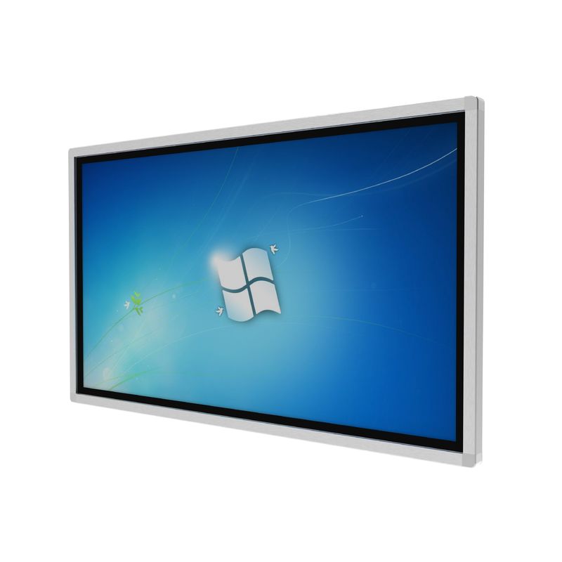 55 polegadas de tela sensível ao toque Quiosque digital com toque infravermelho e sistema operacional Windows tudo em um computador