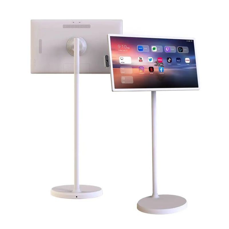 Android OS Smart Digital Kiosk Touch Screen Wireless Móvel Construído em Bateria 32 polegadas