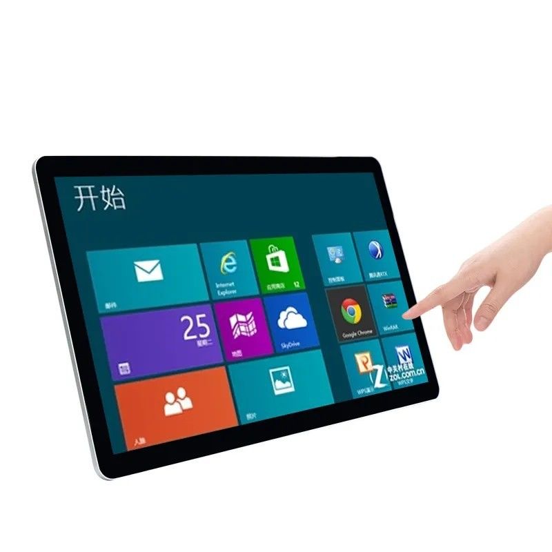Monitor de tela sensível ao toque de 24 polegadas com tela LCD de resolução 1920x1080 para uso industrial
