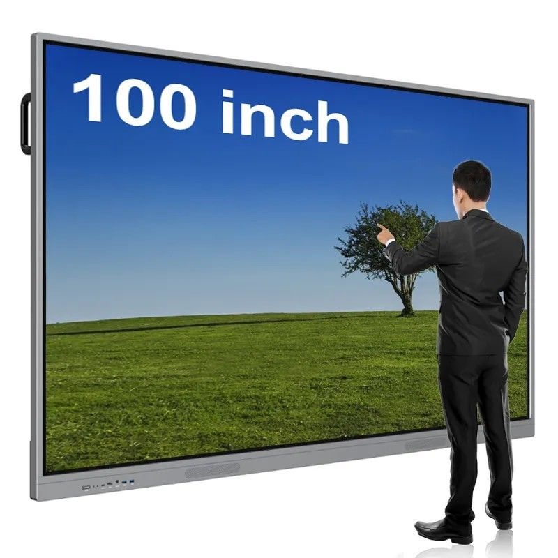 100 polegadas Full HD Multi-touch Digital Interativo Whiteboard Smart Painel Flat Touch Screen Monitor
