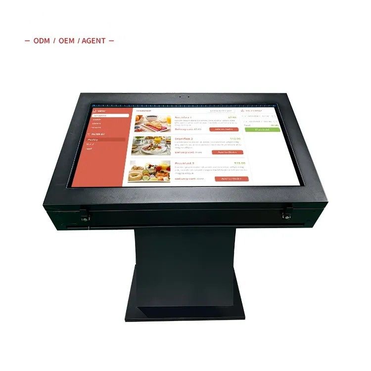 43 polegadas Outdoor High Brightness Multi-Touch Interactive Touch Screen Table Digital Signage Kiosk