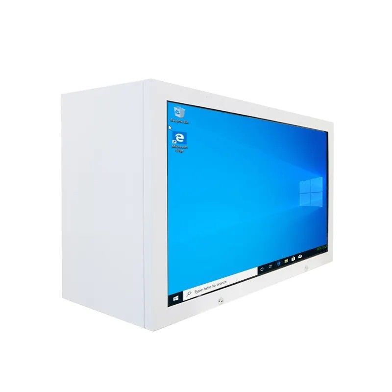 Vitrine LCD Transparente de 50 Polegadas com Alta Transparência e Sistema Android com Tela Sensível ao Toque