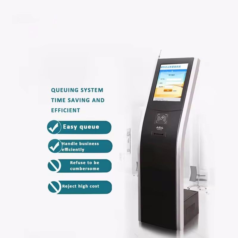Windows 10 Touch Screen Digital Kiosk com tela de 19 polegadas e SSD de 128 GB para autoatendimento interativo