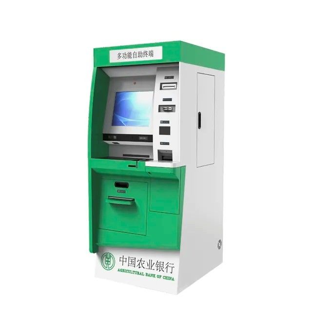 Quiosque de auto-encomenda de tela sensível ao toque personalizável com emissora de cartão e aceitador de dinheiro