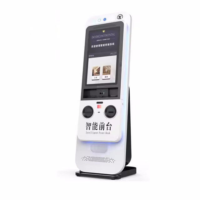 Self-Serve Check In Kiosk com leitor de cartão motorizado para o check-in simplificado