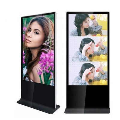 Display de publicidade LCD vertical de 75 polegadas 4K Android Video Player
